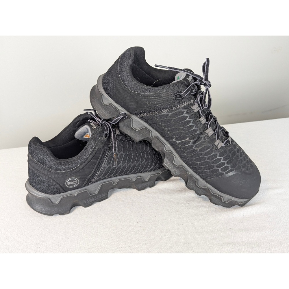 Timberland‎ PRO Powertrain Sport Alloy Toe Work Shoes Mens 10.5 Black A176A EH - Picture 2 of 15